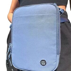 Iris & Rainbow Ash Blue Multi-use Crossbody Bag